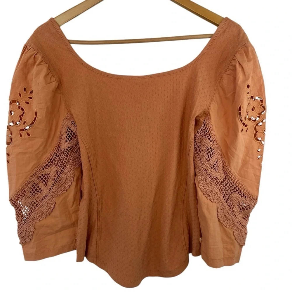 NWT Free People Brunch Date Crochet Lace Top